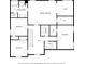 Second floor plan featuring primary bedroom with ensuite, bedrooms, and laundry at 2725 Sedgeview Way, Buford, GA 30519