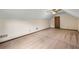 Finished attic space with carpet, sloping ceilings, and lighting at 2790 Shiloh Way, Snellville, GA 30039