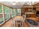 Sunlit breakfast nook with large windows offering scenic outdoor views at 8315 Nicholson Rd, Cumming, GA 30028