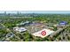 Aerial view showcasing the Edgewood Retail District near the property, emphasizing shopping convenience at 1314 Arkwright Se Pl, Atlanta, GA 30317