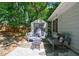 Cozy patio area with outdoor seating and a storage shed, great for relaxing and entertaining at 1314 Arkwright Se Pl, Atlanta, GA 30317