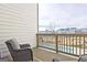 Cozy balcony with outdoor seating overlooking the community pool and amenities at 1149 Ansel Nw Ln, Atlanta, GA 30318