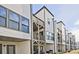 Modern townhome community featuring individual balconies and contemporary design at 1149 Ansel Nw Ln, Atlanta, GA 30318