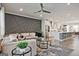 Spacious living room with an open layout to the kitchen and dining areas at 1149 Ansel Nw Ln, Atlanta, GA 30318