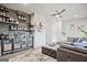 Stylish living room with a modern bar area, plush sofa, and contemporary decor at 1149 Ansel Nw Ln, Atlanta, GA 30318