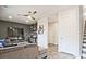 Cozy living room with contemporary decor, a sleek TV, and well-stocked bar setup at 1149 Ansel Nw Ln, Atlanta, GA 30318