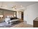 Inviting main bedroom with tray ceiling, plush rug, and walk-in closet at 1149 Ansel Nw Ln, Atlanta, GA 30318