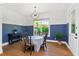 Stylish dining room featuring two-tone walls, a round table, and ample natural light, perfect for Gathering meals at 259 Sisson Ne Ave, Atlanta, GA 30317