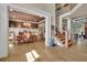 Foyer with hardwood floors leads to the dining room and grand staircase at 3735 Duckcove Way, Cumming, GA 30041