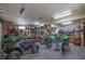 Spacious garage with lots of storage for bikes and tools at 3735 Duckcove Way, Cumming, GA 30041