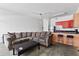 Open living space with a breakfast bar and stainless steel appliances at 89 Mangum St # 210, Atlanta, GA 30313