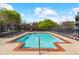 Community swimming pool with brick trim and plenty of lounging space at 89 Mangum St # 210, Atlanta, GA 30313