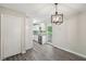 Efficient kitchen featuring white cabinets, stainless steel appliances, and gray countertops at 264 Rockin Hill Dr, Marietta, GA 30060