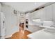 Functional kitchen with white cabinetry, and modern appliances; perfect for cooking enthusiasts at 350 Declaire Ne Way, Marietta, GA 30067
