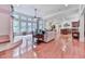 Bright and airy living room with hardwood floors and a fireplace offers a comfortable and inviting gathering space at 275 Frances Rd, Canton, GA 30114