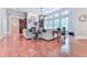 Spacious living room with hardwood floors and a fireplace creates a warm and inviting atmosphere for relaxation at 275 Frances Rd, Canton, GA 30114