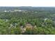 Scenic aerial shot of the neighborhood with mature trees and mountain views at 5859 Bellingrath Way, Lithonia, GA 30058