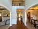 Spacious main hall and seamless entry to living room and dining room at 842 Treeline Dr, Conyers, GA 30016