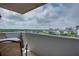 Balcony with table and chair and city views at 375 Ralph Mcgill Ne Blvd # 1701, Atlanta, GA 30312