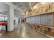 Hallway with mailboxes and unique wooden accent wall, adding character and convenience to the building's entrance at 878 Peachtree St # 601, Atlanta, GA 30309