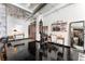Contemporary office area featuring a boxing bag, a desk, and modern interior design elements at 878 Peachtree St # 601, Atlanta, GA 30309
