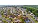 An aerial view of a neighborhood in a quiet area at 4015 Arch Pass, Cumming, GA 30040