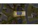 An aerial view of the property highlighting the backyard space at 4015 Arch Pass, Cumming, GA 30040