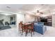 Spacious basement features a lounge area, dining area, and a fitness area at 4090 Cooks Farm Nw Dr, Kennesaw, GA 30152