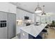 Beautiful kitchen with stainless steel appliances, an island with seating, and ample cabinet space at 407 Pratt Se Dr # 1101, Atlanta, GA 30315