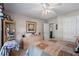Bedroom showcases a comfortable bed, dresser, and view to the bathroom at 2191 Flowering Dr, Grayson, GA 30017