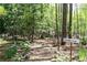 Beautiful wooded backyard featuring a marked and maintained walking trail amongst mature trees and natural flora at 386 Collegiate Dr, Powder Springs, GA 30127