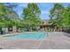 Community pool area with plenty of lounge seating for residents to relax and enjoy at 105 New Castle Ln, Tyrone, GA 30290