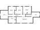 Second floor plan featuring bedrooms, office, recreation room, and bathroom layouts at 6800 Wright Rd, Atlanta, GA 30328