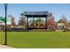Open-air pavilion and green space provides an outdoor entertainment area for residents at 6800 Wright Rd, Atlanta, GA 30328