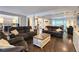 Spacious living room featuring hardwood floors and comfortable seating arrangement at 1885 Dayron Trce, Marietta, GA 30062