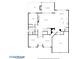 First floor plan showcasing the layout of the home, including the kitchen, living room, and bedrooms at 2955 Pleasant Valley Trl, Cumming, GA 30028