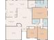 Detailed floor plan showcasing the layout of the home, including room dimensions and features at 3259 Mcever Park Cir, Acworth, GA 30101