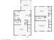 Detailed floorplan showcasing the layout of the home's two floors with dimensions and room names at 373 Dixie Ct, Lawrenceville, GA 30046