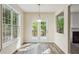 Dining area with french doors leading to the outside at 1224 Everwood Sw Dr, Marietta, GA 30008