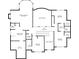 Detailed second floor plan showcasing the primary bedroom, bedrooms, bathrooms and walk-in closets at 1829 Alcovy Shoals Blf, Lawrenceville, GA 30045