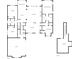 Floor plan showing layout of home including living room, bedrooms, and kitchen at 4060 San Marco Way, Douglasville, GA 30135