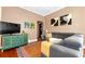 Comfortable living room featuring a stylish couch and unique decor at 1608 Carroll Nw Dr, Atlanta, GA 30318