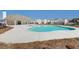 Community pool area featuring a pool house and a large in-ground pool at 3652 Silvery Way, Powder Springs, GA 30127