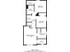 Second floorplan highlights bedroom and bathroom placement at 4889 Hidden Creek Pl, Decatur, GA 30035