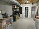 Unfinished basement with exposed ceiling and concrete floor for a versatile space at 525 Dunagan Dr, Lawrenceville, GA 30045