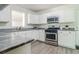 Well-equipped kitchen with stainless steel appliances, gas range and modern finishes at 317 Community Sw Dr, Mableton, GA 30126