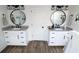 Dual sinks and vanities with granite counters offer luxury and ample space at 4811 Lake Park Ter, Acworth, GA 30101