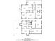 Two-story floor plan showing layout of main rooms, garage, and storage area at 243 Woodview Ln, Smyrna, GA 30082