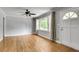 Bright living room featuring hardwood floors, neutral walls and natural light at 243 Woodview Ln, Smyrna, GA 30082