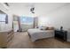 Bright bedroom with a city view, a plush carpet, and modern furnishings at 2479 Peachtree Ne Rd # 1801, Atlanta, GA 30305